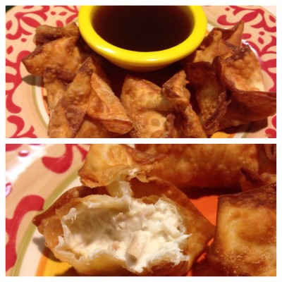 Tuna Rangoon is oh so good